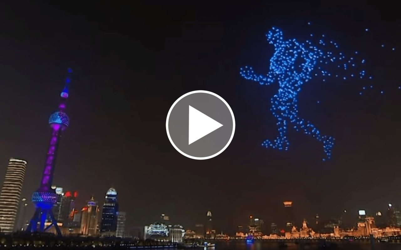 Drone show light year behind london huge look dronedj exclusive shows